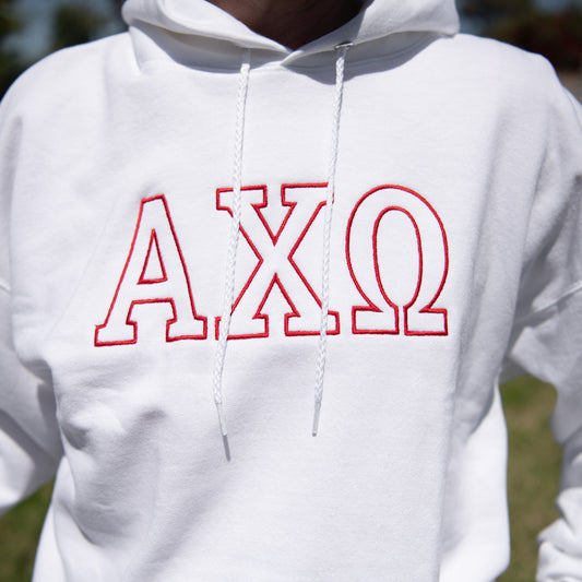 Alpha Chi Omega Embroidered Hoodie