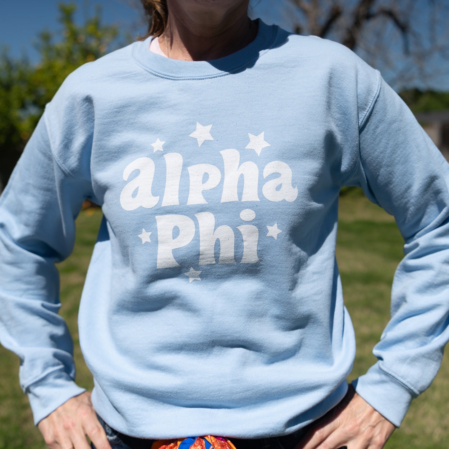 Alpha Phi Star Crewneck