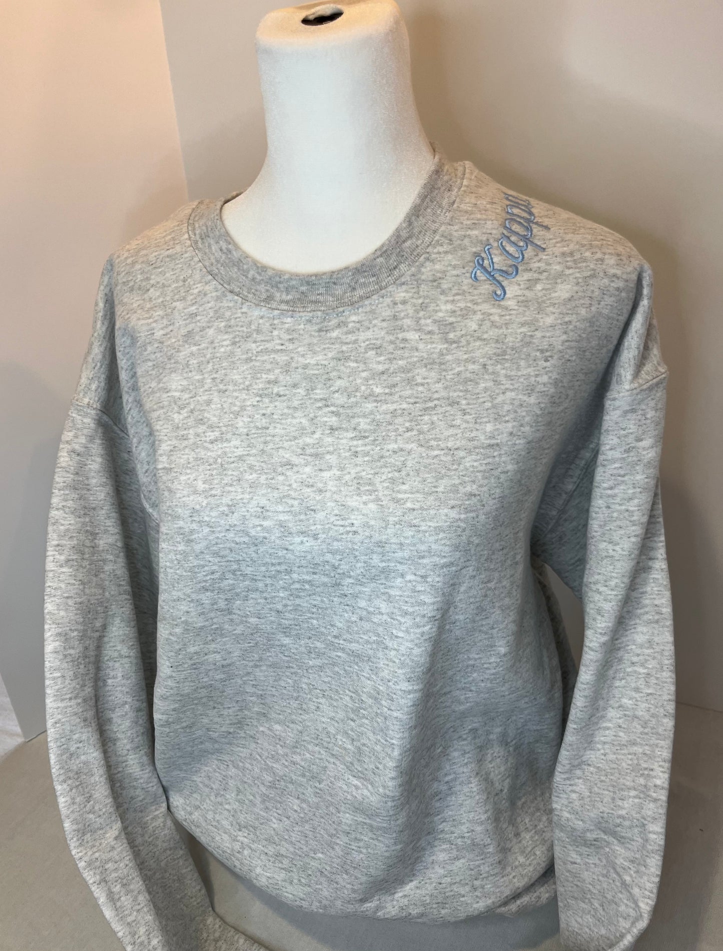 Kappa Kappa Gamma Embroidered Crewneck