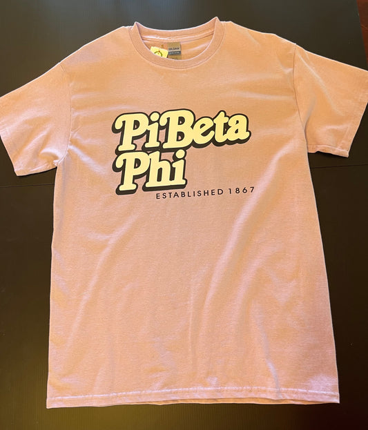 Pi Beta Phi Groovy T-Shirt