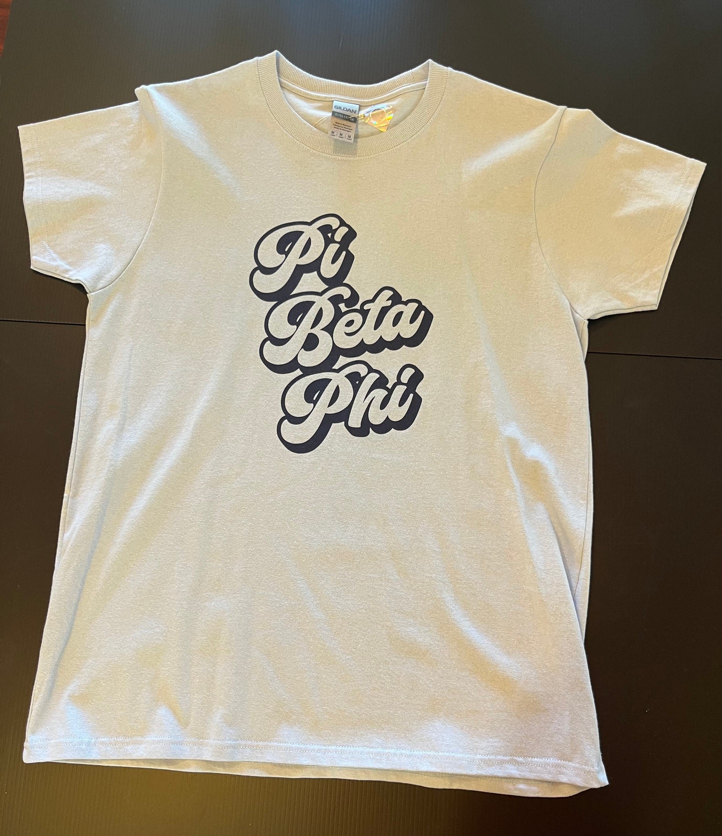 Pi Beta Phi 3D Text Shirt