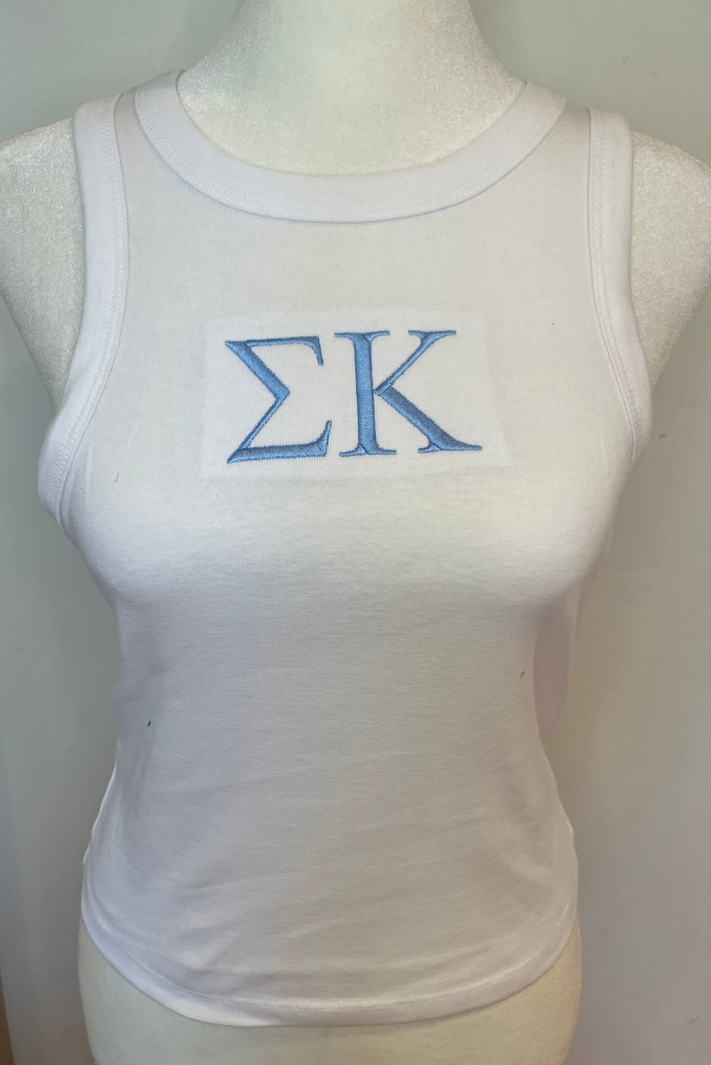 Sigma Kappa embroidered tank top