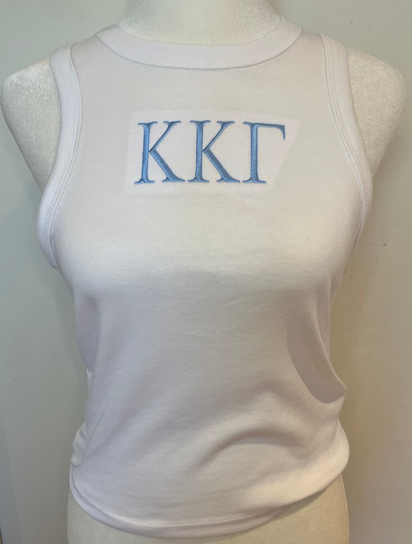 Kappa Kappa Gamma embroidered tank top