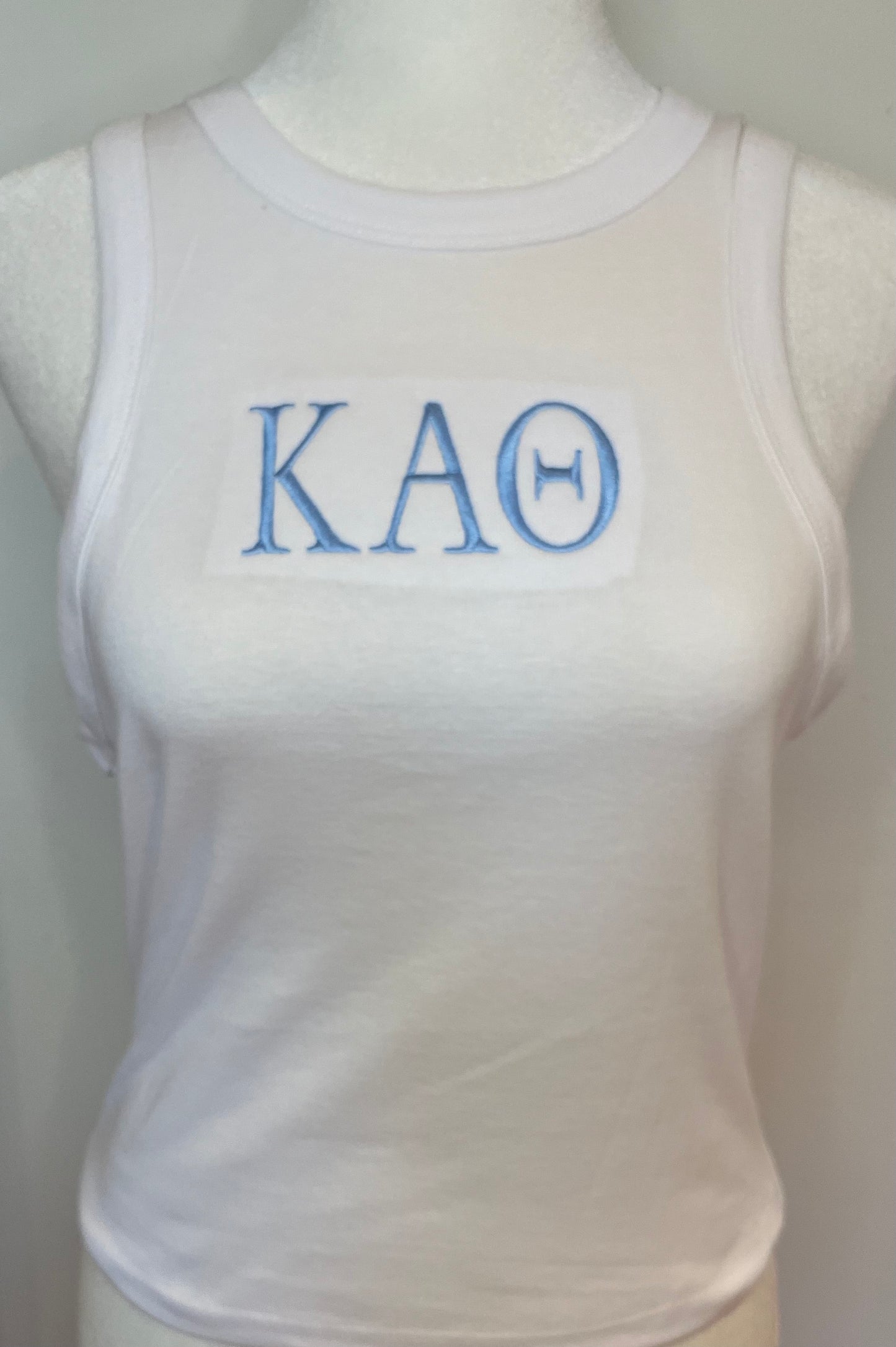 Kappa Alpha Theta  embroidered tank top