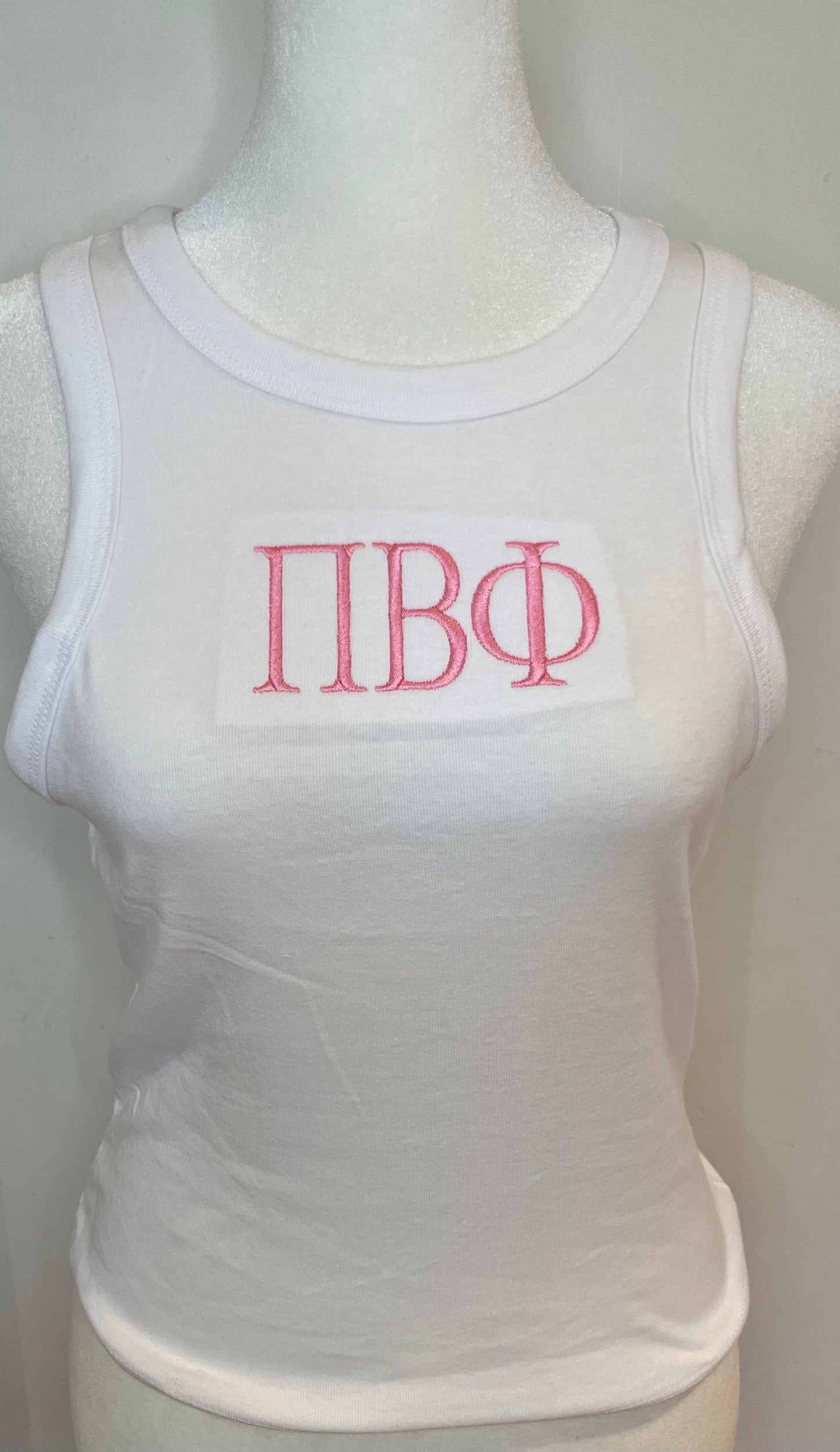 Pi Beta Phi embroidered tank top