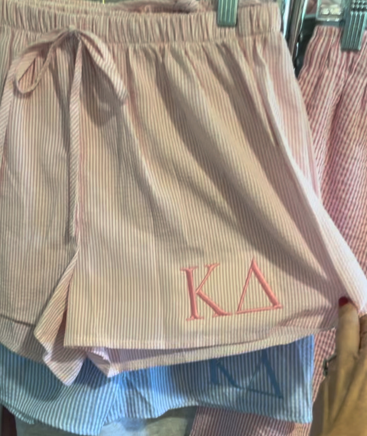 Kappa Delta Seersucker Short