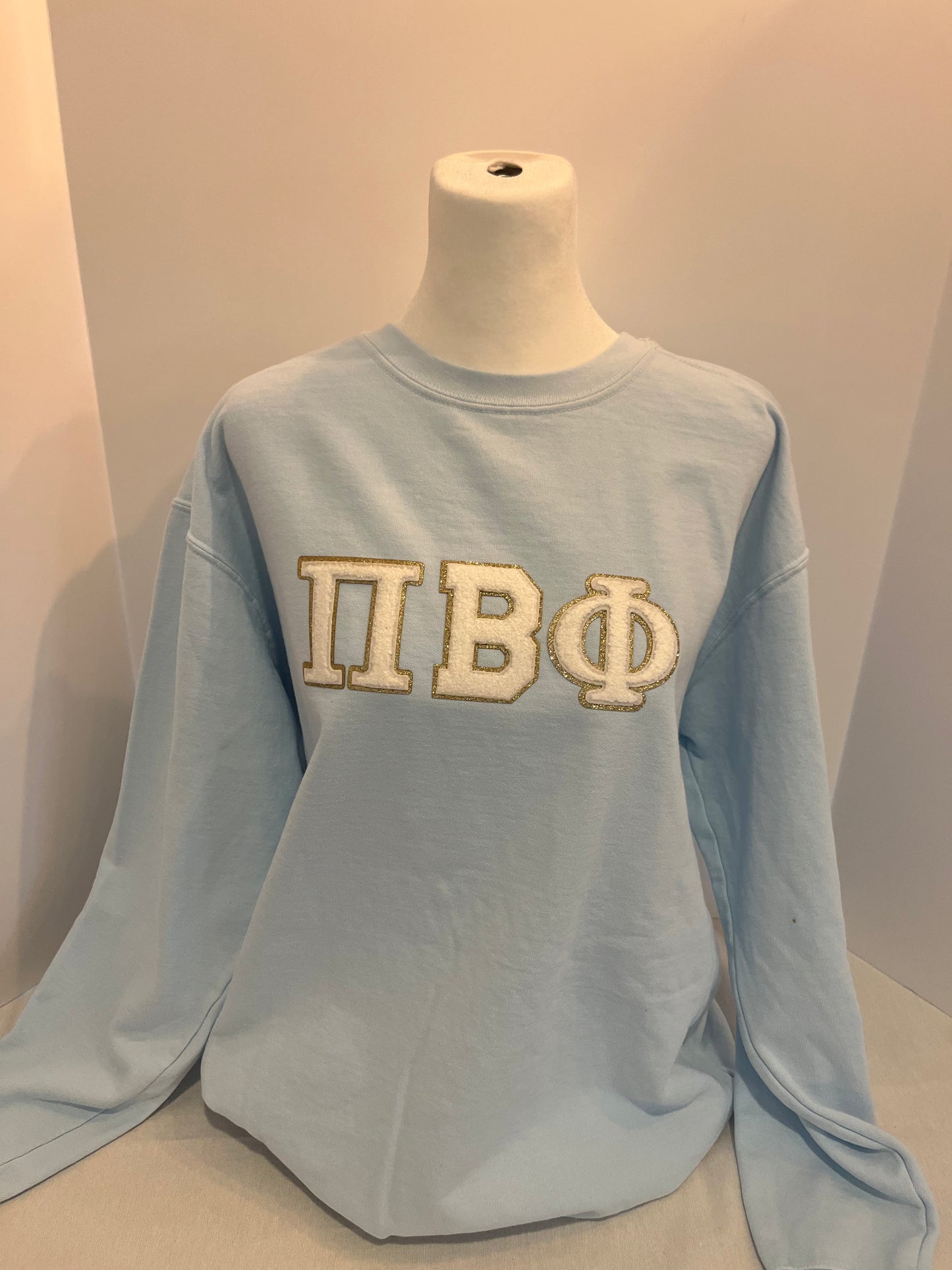 Pi Beta Phi Chenille Patch Crewneck