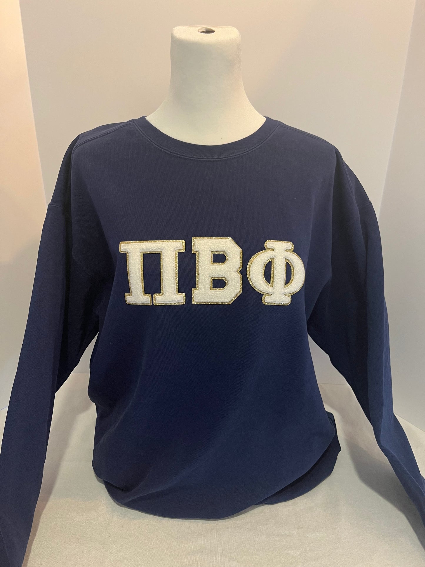 Pi Beta Phi Chenille Patch Crewneck