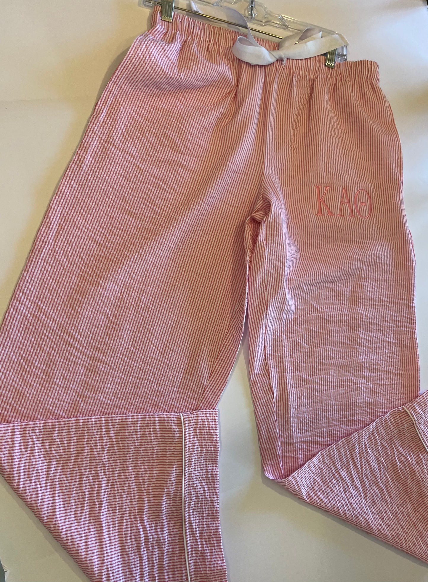 Kappa Alpha Theta Seer Sucker Lounge Pants