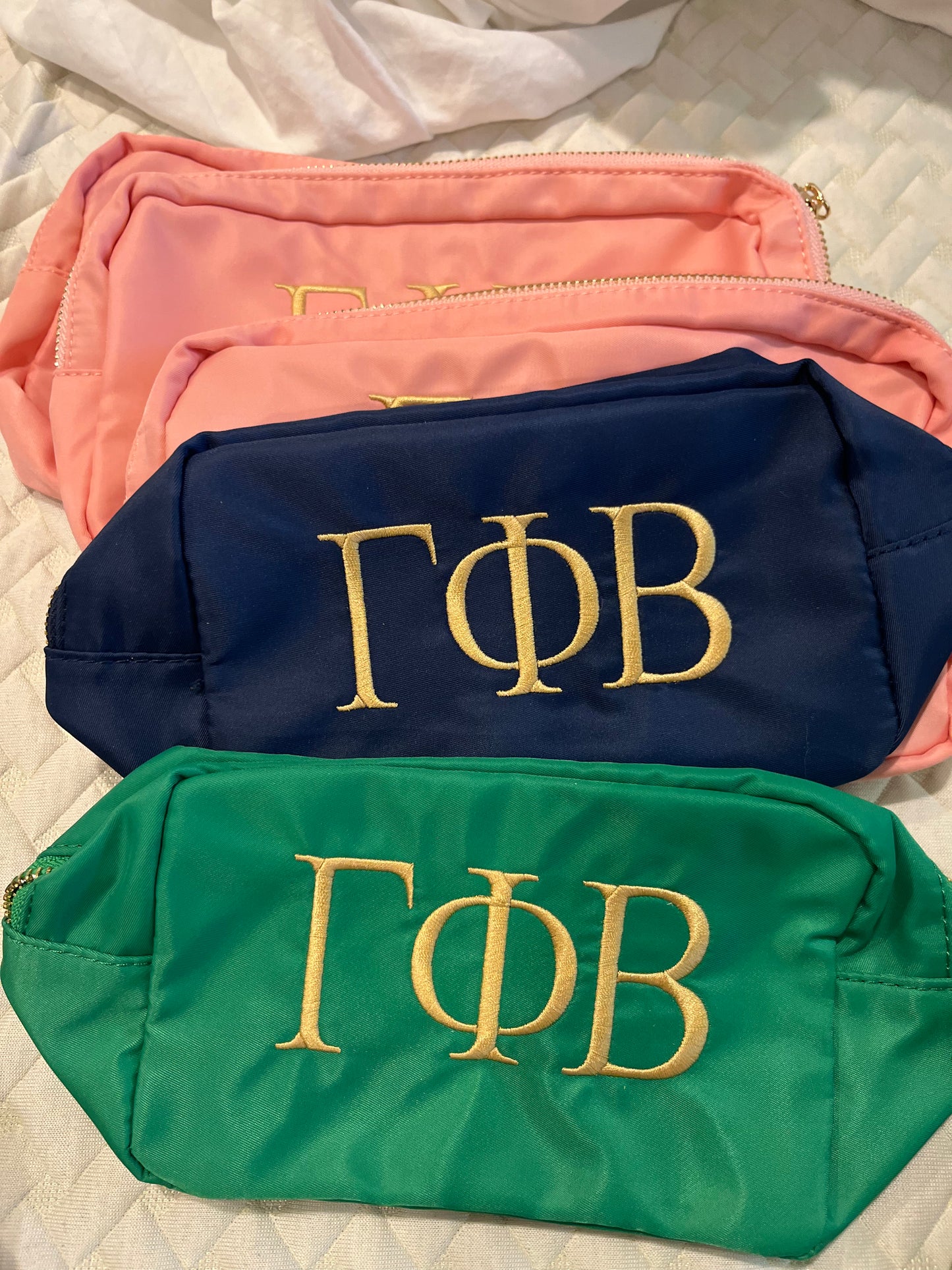 Gamma Phi Beta Cosmetic Bag