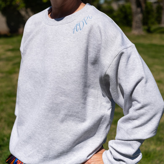 Alpha Delta Pi Embroidered Crewneck