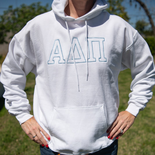 Alpha Delta Pi Embroidered Hoodie