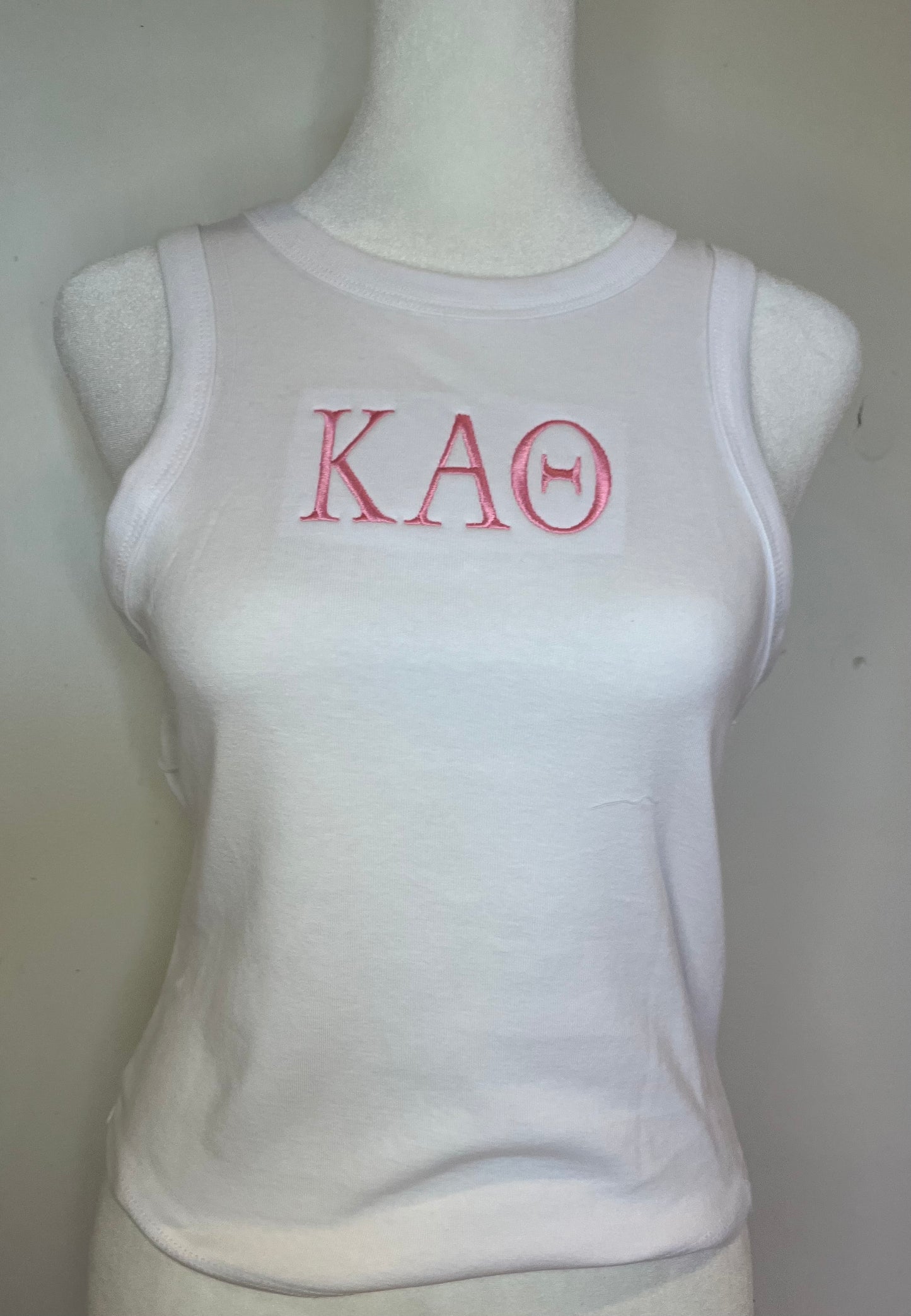 Kappa Alpha Theta  embroidered tank top