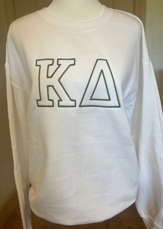 Kappa Delta embroidered crewneck