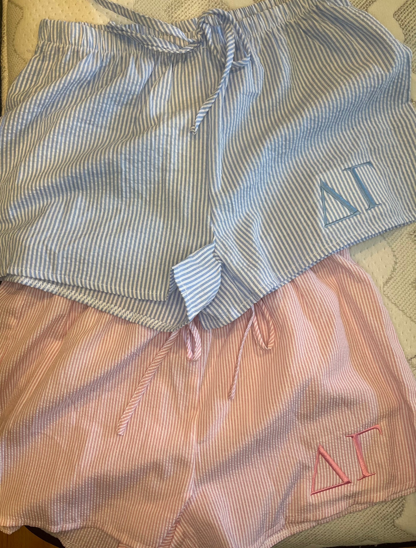 Delta Gamma Seersucker Short