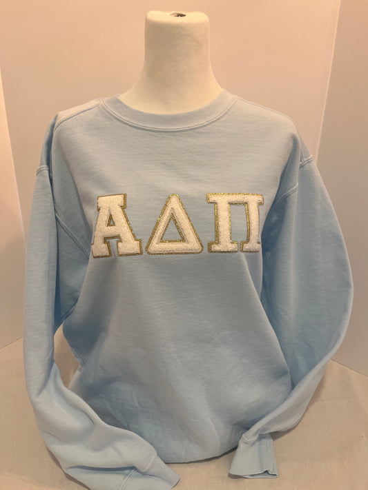 Alpha Delta Pi 3" Chenille Patch Comfort Colors