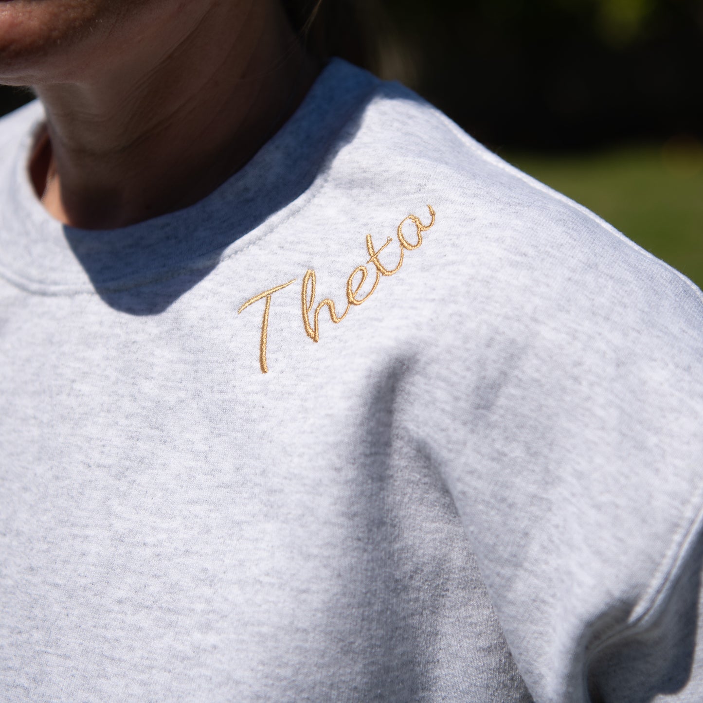 Kappa Alpha Theta Embroidered Crewneck